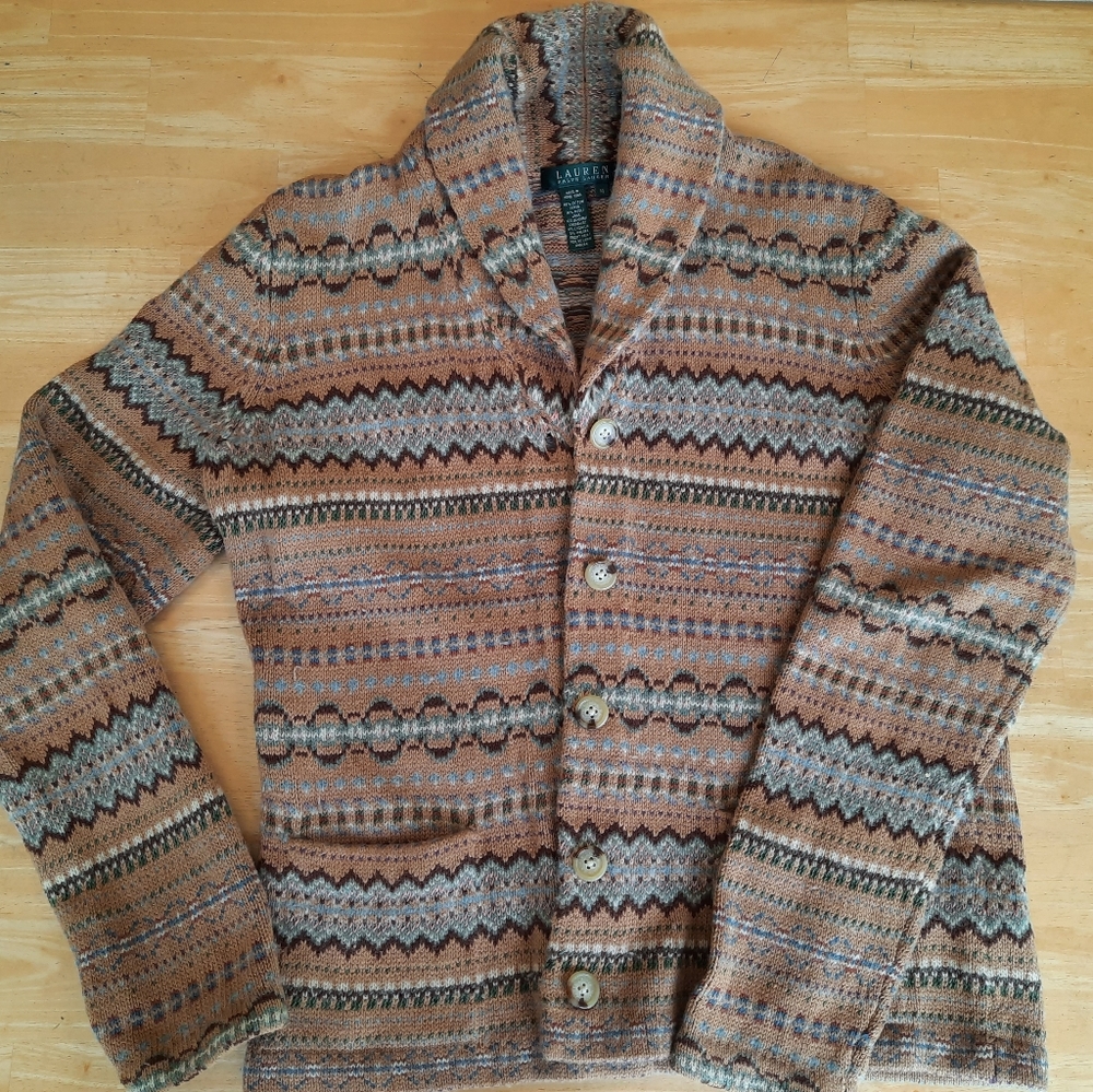 Ralph Lauren Cardigan Sweater (M)